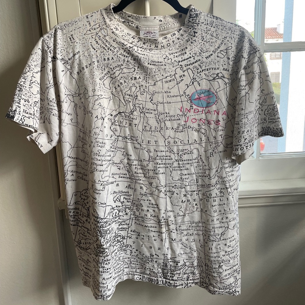 Indiana Jones Graphic Map Tee